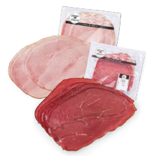 Boeren achterham of paardenrookvlees